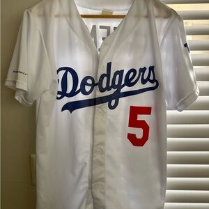 White Dodgers ‘Freeman’ Jersey